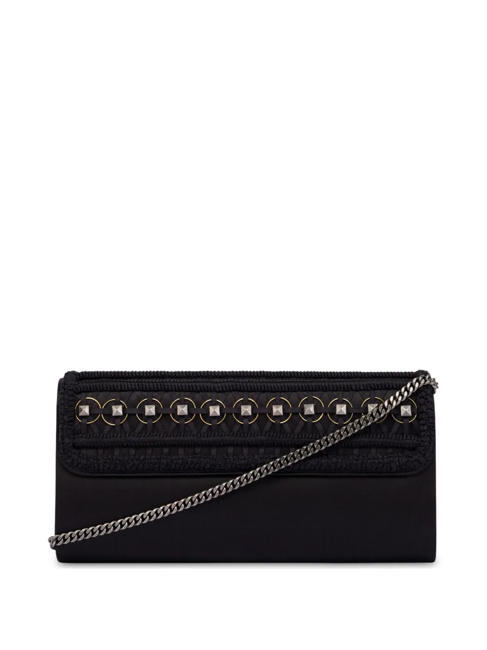 Alberta Ferretti Clutch verfraaid met studs Zwart