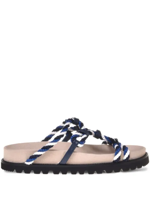 Alberta Ferretti sandalias con letras del logo