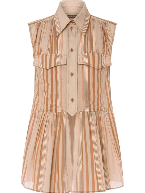Alberta Ferretti striped tank top