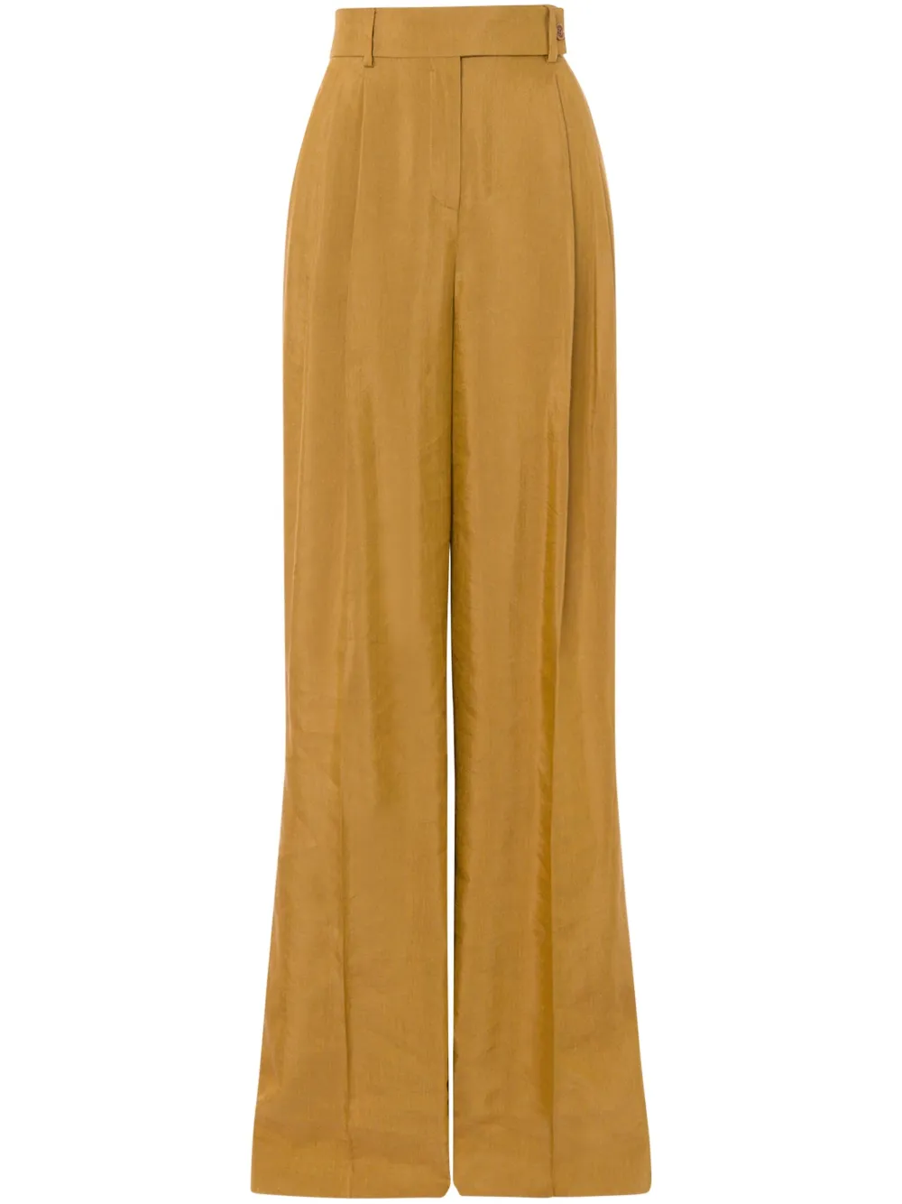Alberta Ferretti wide-leg tailored trousers | Brown | Image 1