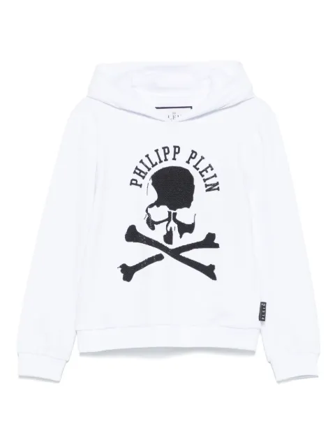 Philipp Plein Junior skull-print hoodie 