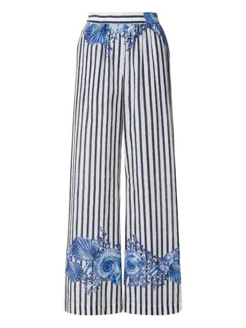 Alberta Ferretti pantalon à rayures