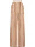 Alberta Ferretti striped palazzo pants - Neutrals
