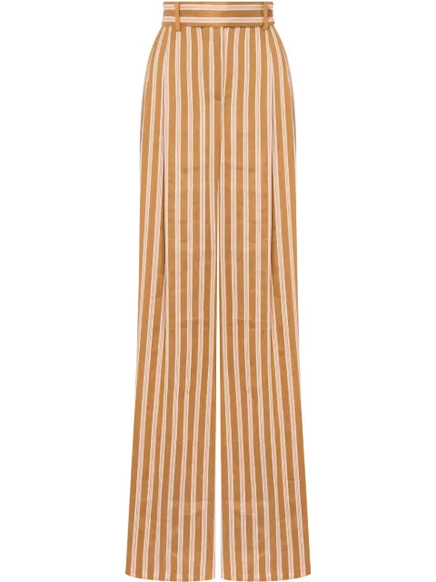 Alberta Ferretti striped wide-leg trousers