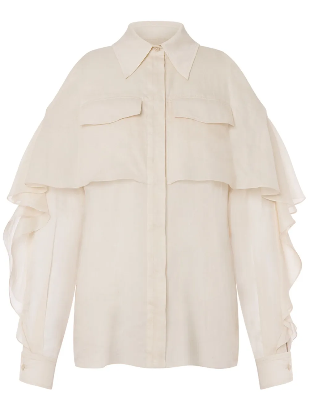 Alberta Ferretti blusa con botones | neutro | Image 1