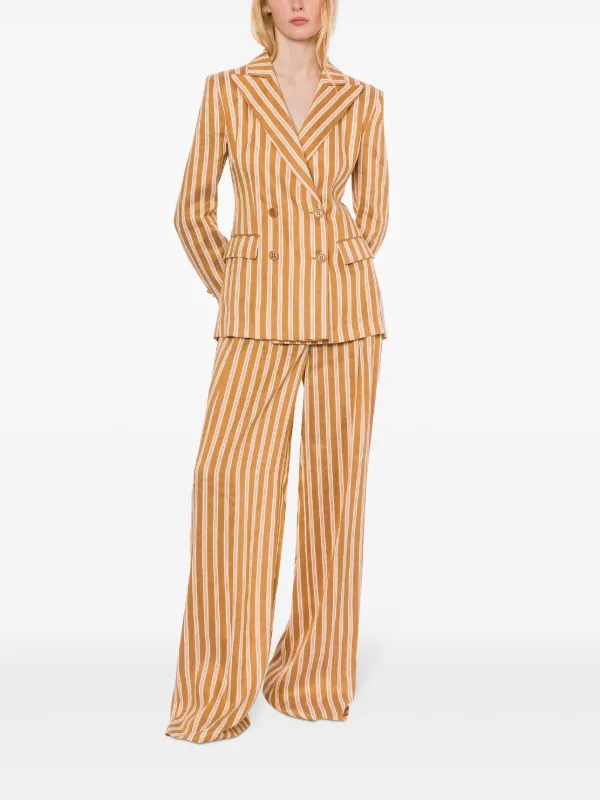 新着 Alberta Ferretti ニュートラル | ジャケット ストライプ ジャケット・アウター