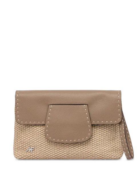 Alberta Ferretti bolsa de mano entretejida