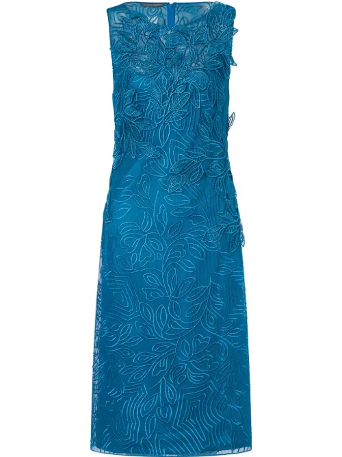 Robe mi-longue à broderie anglaise - Alberta Ferretti - Modalova