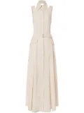 Alberta Ferretti belted maxi dress - Neutrals