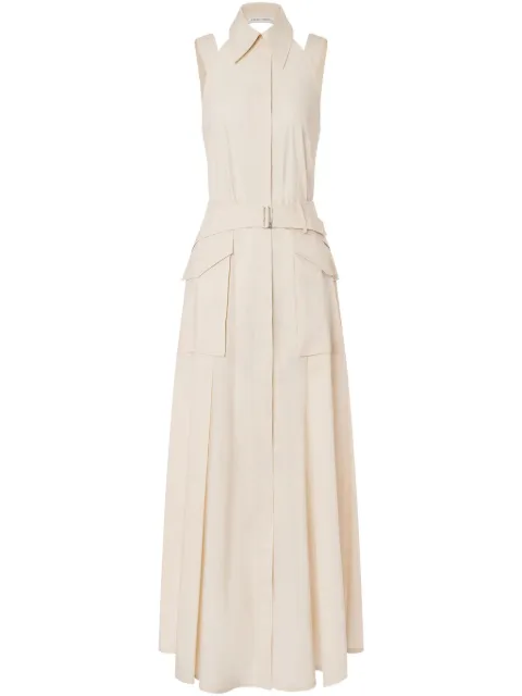 Alberta Ferretti vestido largo con cinturón