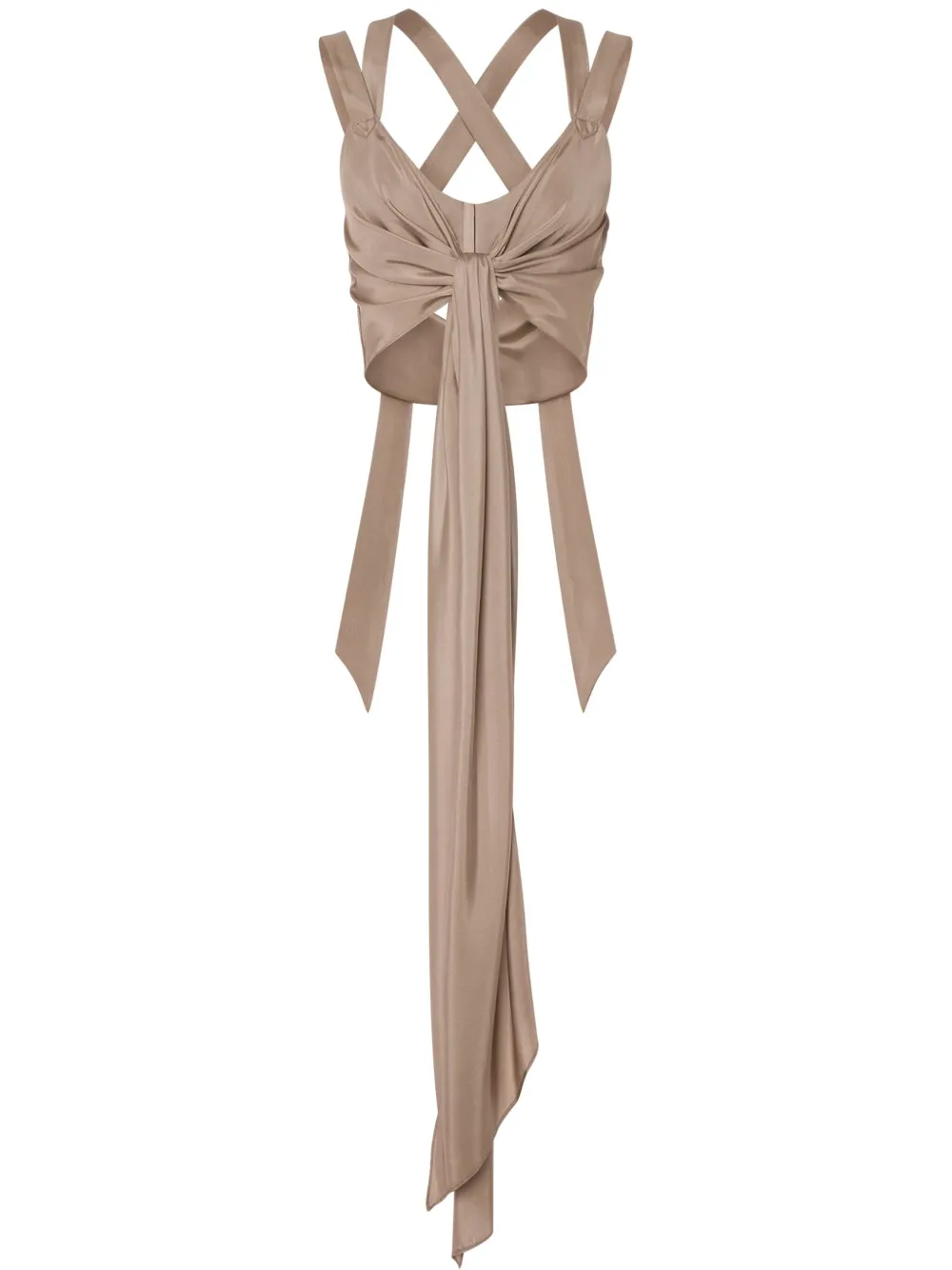 Alberta Ferretti camiseta de seda | neutro | Image 1