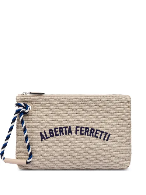 Alberta Ferretti bolsa de mano bordada