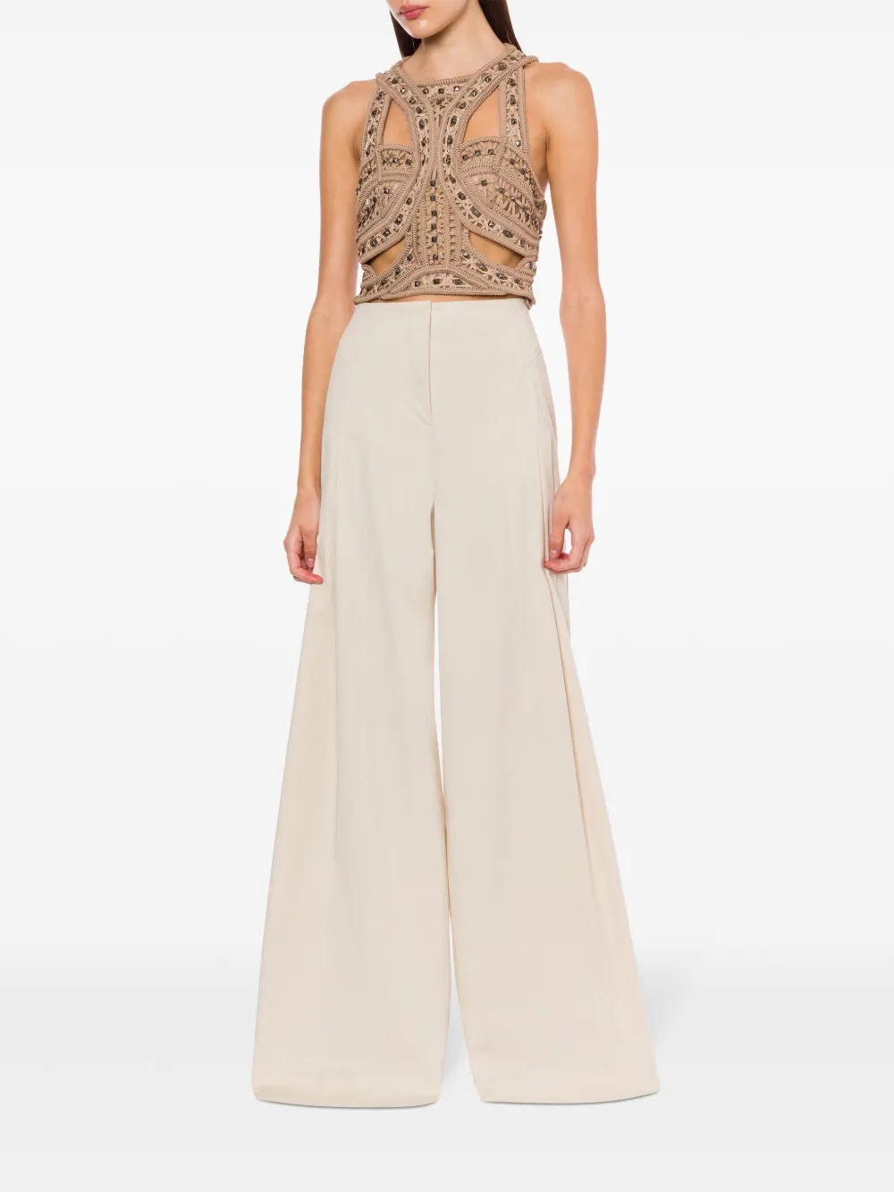 Alberta Ferretti woven tank top | Vests & Tank Tops | Image 2