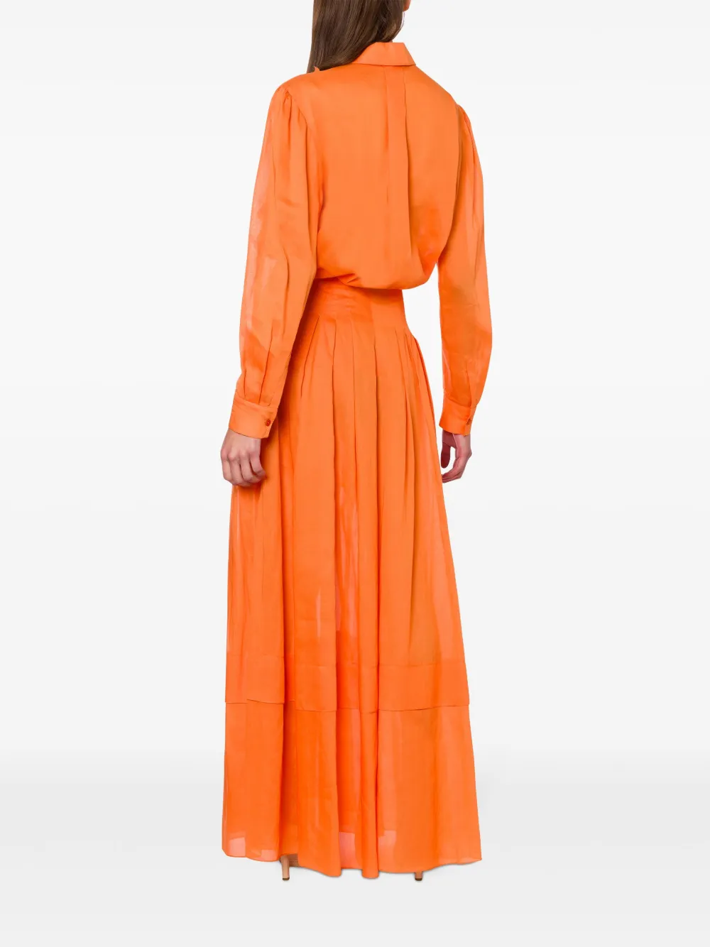 Alberta Ferretti Katoenen shirt Oranje