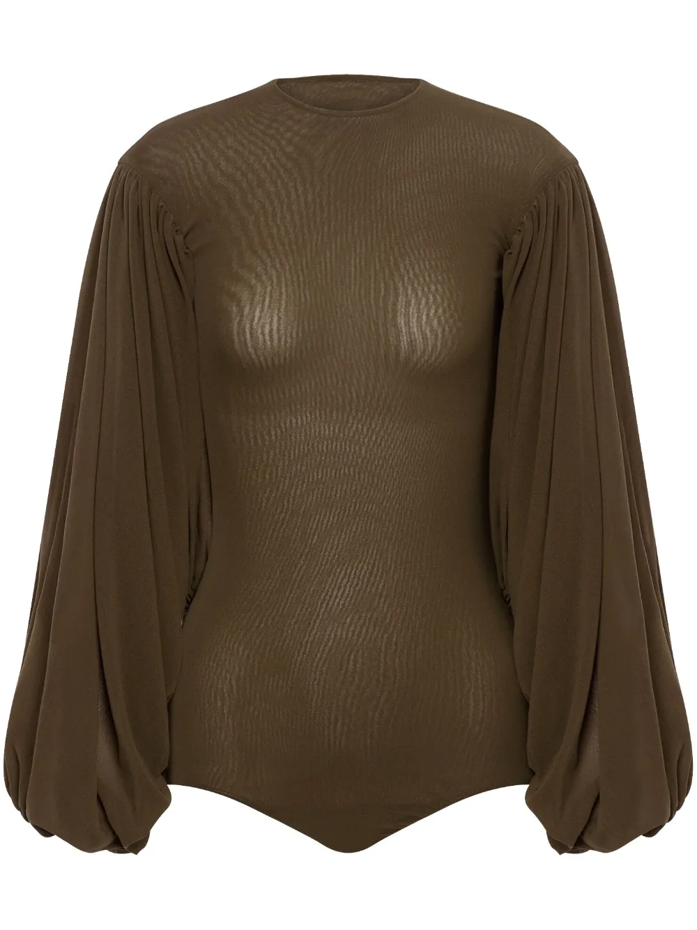 draped-sleeve top