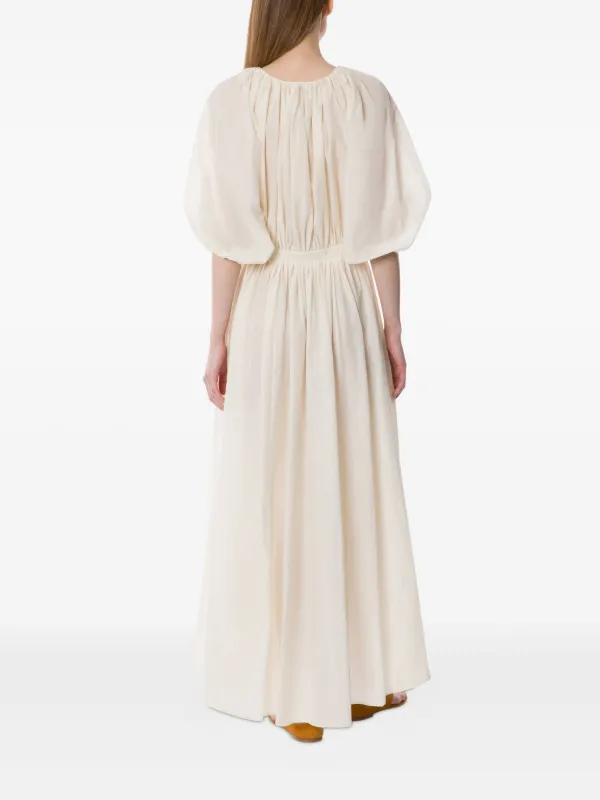 ワンピース PHILOSOPHY DI LORENZO SERAFINI Woman Dress White 04450735 Philosophy Di Lorenzo Serafini Cotton Midi Dress | White