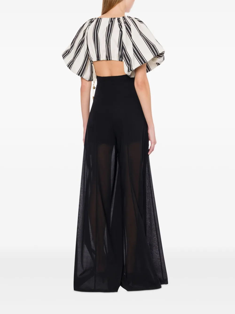 Shop Philosophy Di Lorenzo Serafini Striped Top In White