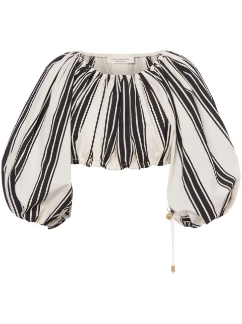 Philosophy Di Lorenzo Serafini striped top