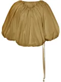 Philosophy Di Lorenzo Serafini gathered blouse - Neutrals