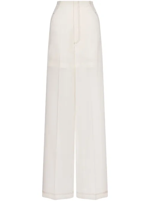 Pantalon palazzo à design superposé - Philosophy Di Lorenzo Serafini - Modalova