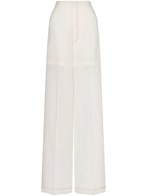 デニム・ジーパン PHILOSOPHY DI LORENZO SERAFINI Woman Jeans White 03210731 Philosophy Di Lorenzo Serafini Outlet: Pants woman - White