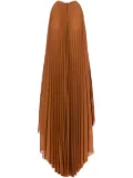Philosophy Di Lorenzo Serafini pleated sleeveless dress - Brown