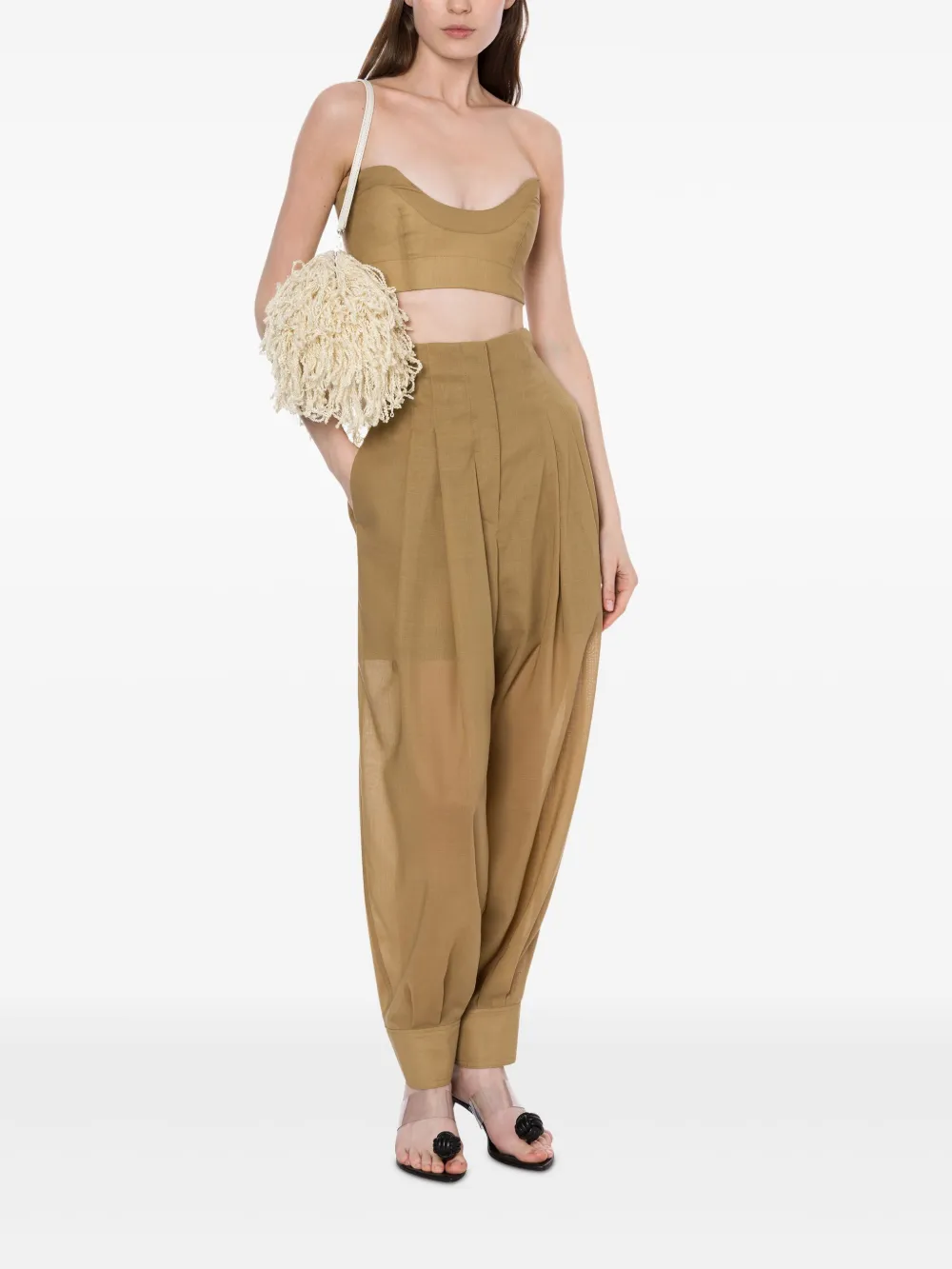 Philosophy Di Lorenzo Serafini top corto con escote en U | Chalecos y camisetas | Image 2