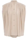Philosophy Di Lorenzo Serafini gathered blouse - Neutrals