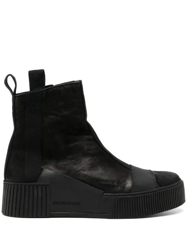 【2025】三越のお歳暮・冬ギフト Boris Bidjan JP FARFETCH | ブラック | レザーブーツ Bamba Saberi 靴