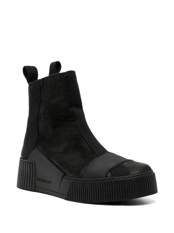 美品 BORIS BIDJAN SABERI ブーツ 革靴 Boris Bidjan Saberi Bamba レザーブーツ | ブラック | FARFETCH JP