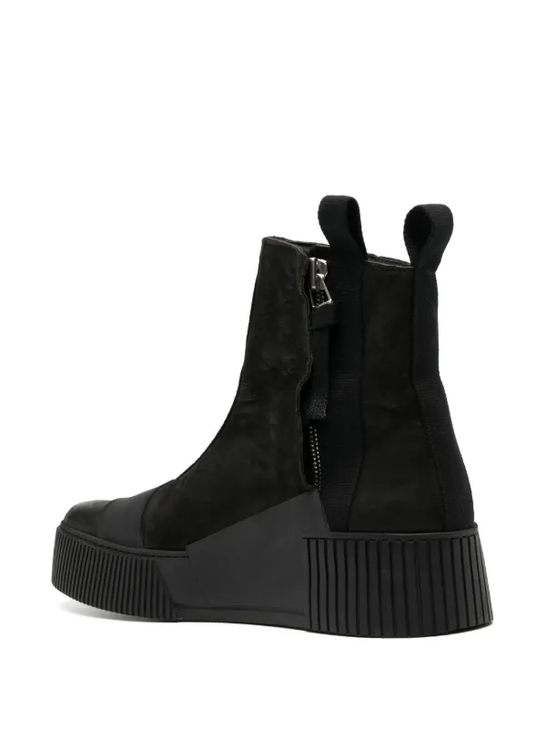 美品 BORIS BIDJAN SABERI ブーツ 42 革靴 レザー Boris Bidjan Saberi Bamba レザーブーツ | ブラック | FARFETCH JP