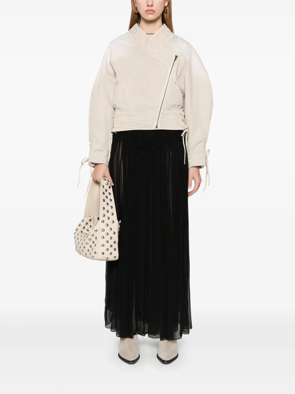 ISABEL MARANT Rolande maxi-rok - Zwart