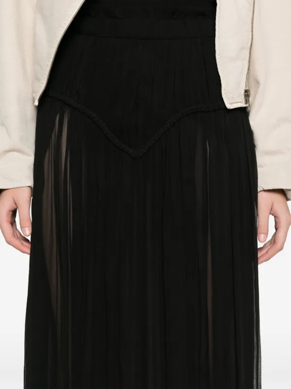 ISABEL MARANT Rolande Maxi Skirt | Black | FARFETCH ISABEL MARANT Rolande Maxi Skirt | Black | FARFETCH