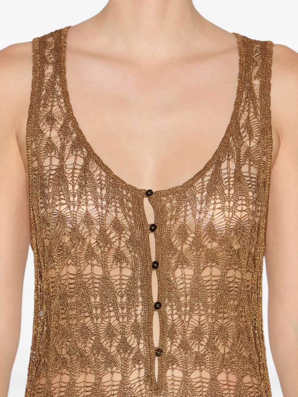 ISABEL MARANT Pernille maxi-jurk Bruin