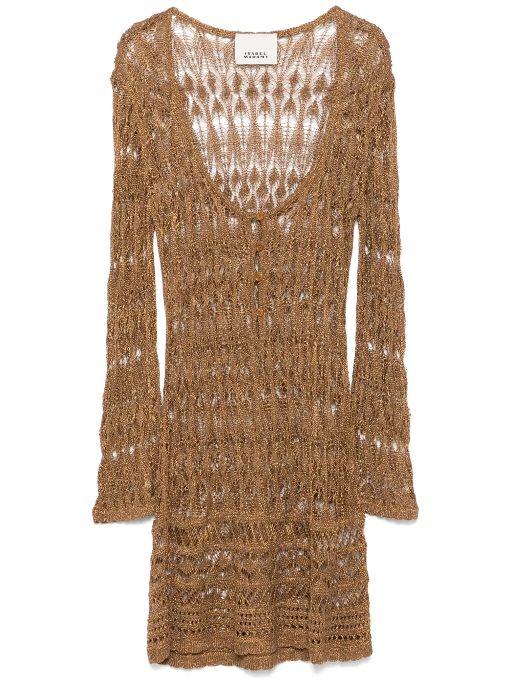 ISABEL MARANT Mini-jurk Goud