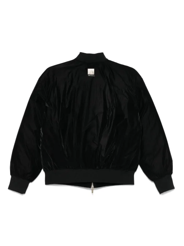 armani exchange short velour jacket