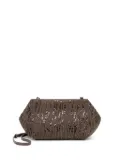 Brunello Cucinelli paillette detailing cross body bag - Brown