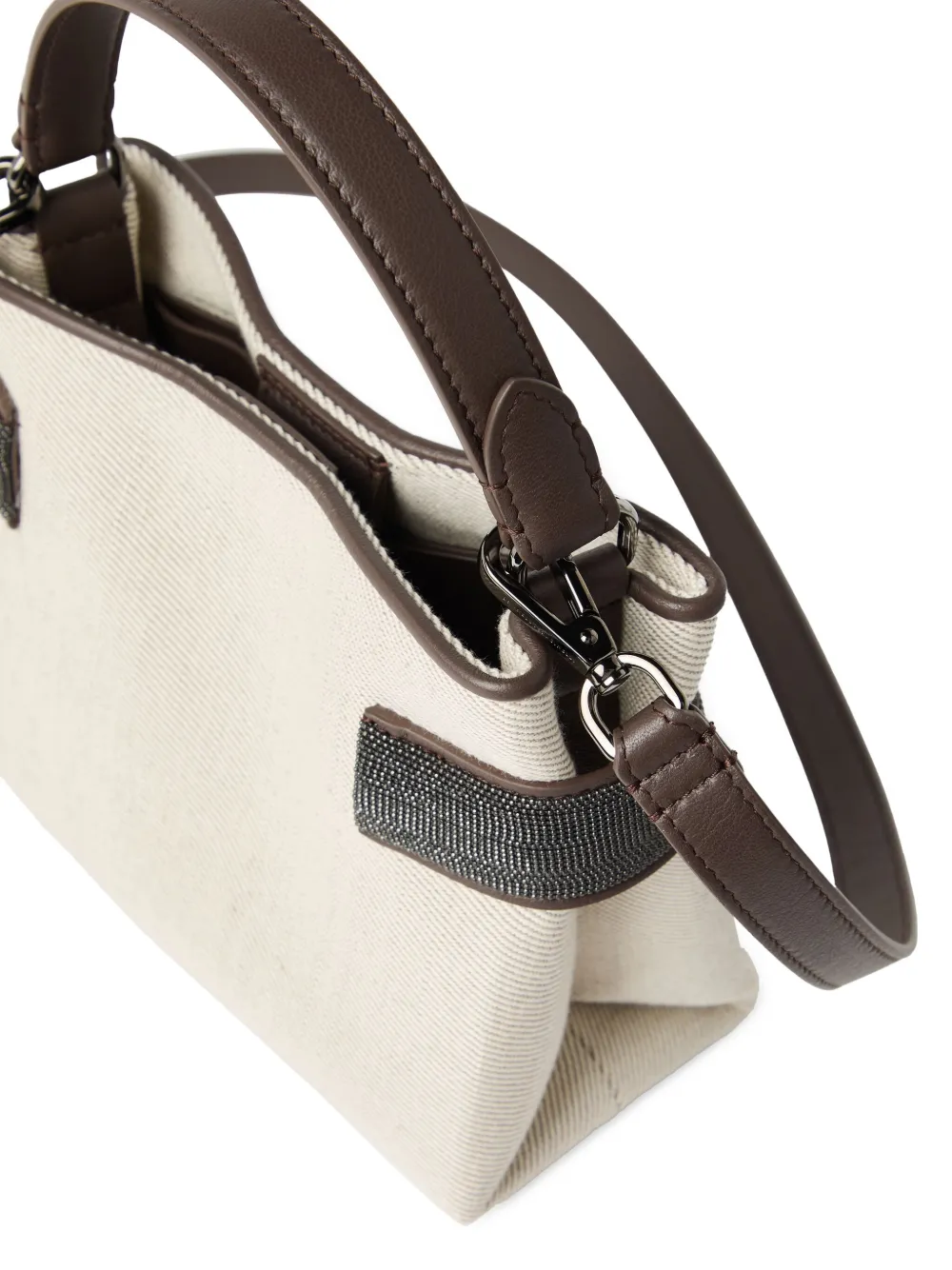 Brunello Cucinelli Monili crossbodytas Beige