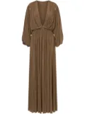 Philosophy Di Lorenzo Serafini plunge maxi dress - Brown