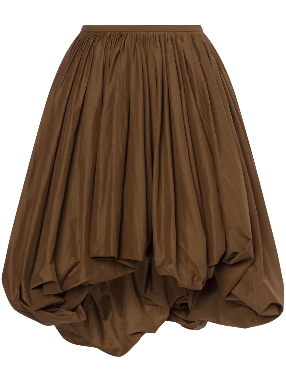 puff midi skirt