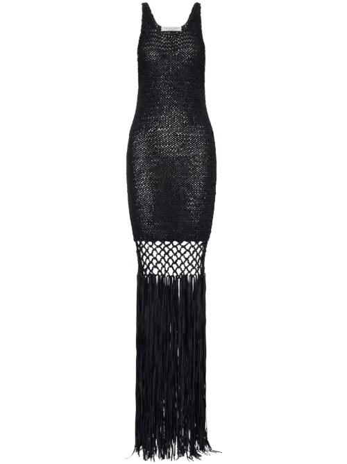 Robe en crochet à coupe longue - Philosophy Di Lorenzo Serafini - Modalova
