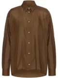 Philosophy Di Lorenzo Serafini silk shirt - Brown