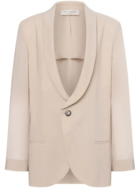 Philosophy Di Lorenzo Serafini shawl-lapels blazer