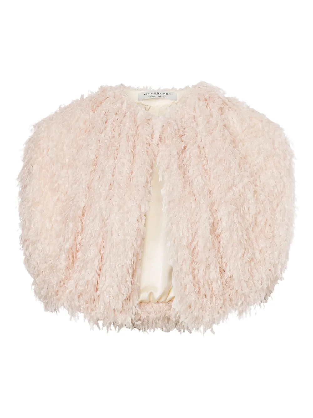 Philosophy Di Lorenzo Serafini fringed jacket - ピンク Philosophy Di Lorenzo Serafini fringed jacket - ピンク