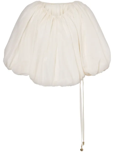 Philosophy Di Lorenzo Serafini gathered blouse