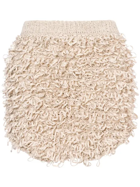 Philosophy Di Lorenzo Serafini fringed mini skirt