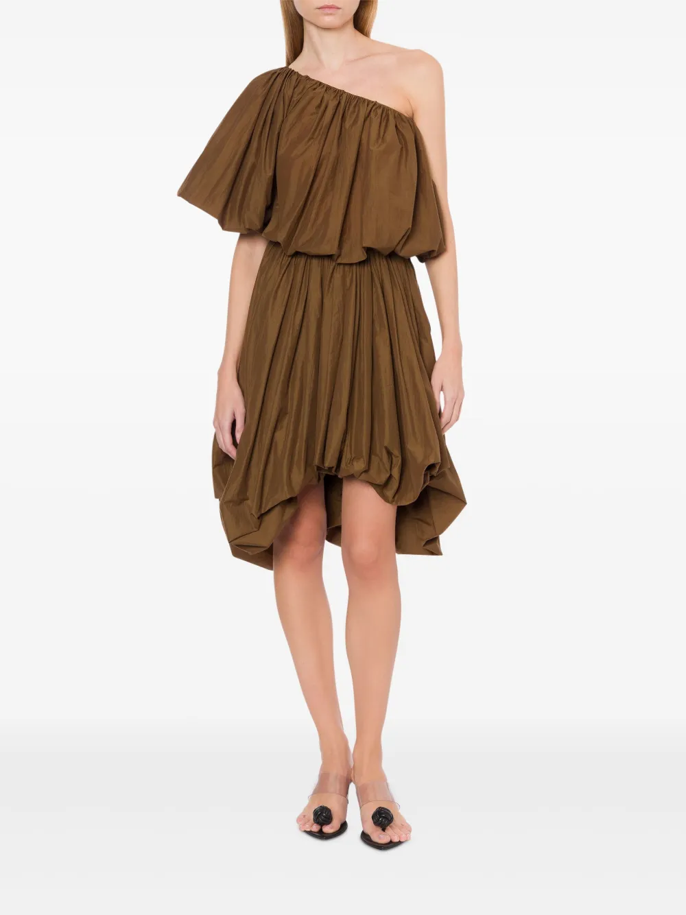 Philosophy Di Lorenzo Serafini Asymmetrische blouse - Bruin