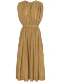 Philosophy Di Lorenzo Serafini gathered midi dress - Neutrals