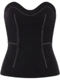 Philosophy Di Lorenzo Serafini contrast-stitching top - Black