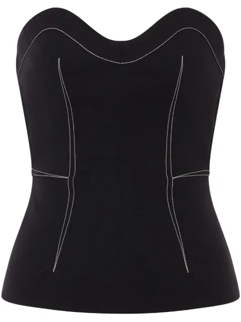 Philosophy Di Lorenzo Serafini contrast-stitching top